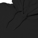 Толстовка с капюшоном унисекс Hoodie, черная, размер S для нанесения логотипа