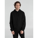 Толстовка с капюшоном унисекс Hoodie, черная, размер S для нанесения логотипа