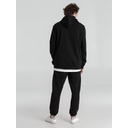 Толстовка с капюшоном унисекс Hoodie, черная, размер S для нанесения логотипа