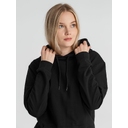 Толстовка с капюшоном унисекс Hoodie, черная, размер S для нанесения логотипа