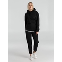 Толстовка с капюшоном унисекс Hoodie, черная, размер S для нанесения логотипа
