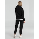Толстовка с капюшоном унисекс Hoodie, черная, размер S для нанесения логотипа