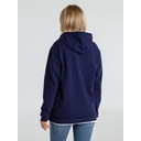 Толстовка с капюшоном унисекс Hoodie, темно-синяя, размер S для нанесения логотипа