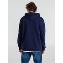 Толстовка с капюшоном унисекс Hoodie, темно-синяя, размер S для нанесения логотипа
