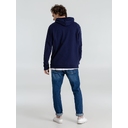 Толстовка с капюшоном унисекс Hoodie, темно-синяя, размер S для нанесения логотипа