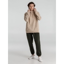 Толстовка с капюшоном унисекс Hoodie, бежевая, размер XS для нанесения логотипа