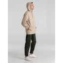 Толстовка с капюшоном унисекс Hoodie, бежевая, размер XS для нанесения логотипа
