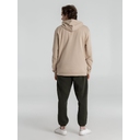 Толстовка с капюшоном унисекс Hoodie, бежевая, размер XS для нанесения логотипа