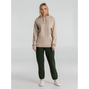 Толстовка с капюшоном унисекс Hoodie, бежевая, размер XS для нанесения логотипа