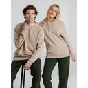 Толстовка с капюшоном унисекс Hoodie, бежевая, размер XS для нанесения логотипа