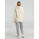 Толстовка с капюшоном унисекс Hoodie, светло-желтая, размер S для нанесения логотипа