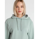 Толстовка с капюшоном унисекс Hoodie, серо-зеленая, размер S для нанесения логотипа