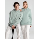 Толстовка с капюшоном унисекс Hoodie, серо-зеленая, размер S для нанесения логотипа