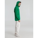 Толстовка с капюшоном унисекс Hoodie, зеленая, размер S для нанесения логотипа