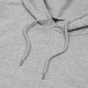 Толстовка с капюшоном унисекс Hoodie, серый меланж, размер S для нанесения логотипа