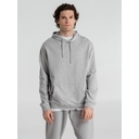Толстовка с капюшоном унисекс Hoodie, серый меланж, размер S для нанесения логотипа