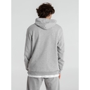 Толстовка с капюшоном унисекс Hoodie, серый меланж, размер S для нанесения логотипа