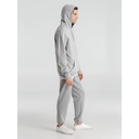 Толстовка с капюшоном унисекс Hoodie, серый меланж, размер S для нанесения логотипа