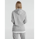 Толстовка с капюшоном унисекс Hoodie, серый меланж, размер S для нанесения логотипа