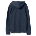Толстовка с капюшоном унисекс Hoodie, синий меланж, размер S для нанесения логотипа