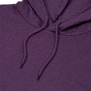 Толстовка с капюшоном унисекс Hoodie, фиолетовый меланж, размер S для нанесения логотипа
