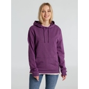 Толстовка с капюшоном унисекс Hoodie, фиолетовый меланж, размер S для нанесения логотипа