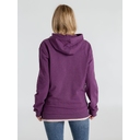 Толстовка с капюшоном унисекс Hoodie, фиолетовый меланж, размер S для нанесения логотипа