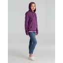 Толстовка с капюшоном унисекс Hoodie, фиолетовый меланж, размер S для нанесения логотипа