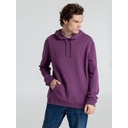 Толстовка с капюшоном унисекс Hoodie, фиолетовый меланж, размер S для нанесения логотипа