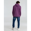Толстовка с капюшоном унисекс Hoodie, фиолетовый меланж, размер S для нанесения логотипа