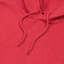 Толстовка с капюшоном унисекс Hoodie, красный меланж, размер M для нанесения логотипа