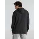 Толстовка с капюшоном унисекс Hoodie, серый меланж (антрацит), размер S для нанесения логотипа