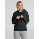 Толстовка с капюшоном унисекс Hoodie, серый меланж (антрацит), размер S для нанесения логотипа