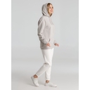 Толстовка с капюшоном унисекс Hoodie, дымчато-серая, размер S для нанесения логотипа