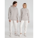 Толстовка с капюшоном унисекс Hoodie, дымчато-серая, размер S для нанесения логотипа