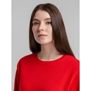 Свитшот унисекс BNC Inspire (Organic), красный, размер S для нанесения логотипа