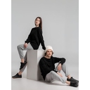 Свитшот унисекс BNC Inspire (Organic), черный, размер XS для нанесения логотипа