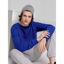 Свитшот унисекс BNC Inspire (Organic), ярко-синий, размер S для нанесения логотипа