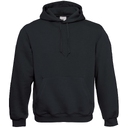 Толстовка Hooded черная, размер S для нанесения логотипа