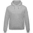 Толстовка Hooded серый меланж, размер S для нанесения логотипа