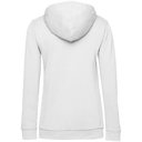 Толстовка с капюшоном женская Hoodie, белая, размер L для нанесения логотипа