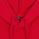 Толстовка с капюшоном женская Hoodie, красная, размер S для нанесения логотипа