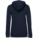 Толстовка с капюшоном женская Hoodie, темно-синяя, размер L для нанесения логотипа