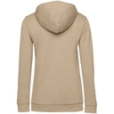 Толстовка с капюшоном женская Hoodie, бежевая, размер L для нанесения логотипа