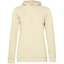 Толстовка с капюшоном женская Hoodie, светло-желтая, размер L для нанесения логотипа