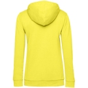Толстовка с капюшоном женская Hoodie, желтая, размер L для нанесения логотипа