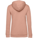 Толстовка с капюшоном женская Hoodie, бежевая (nude), размер L для нанесения логотипа