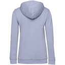 Толстовка с капюшоном женская Hoodie, лиловая, размер L для нанесения логотипа