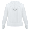 Толстовка женская Hooded Full Zip белая, размер XS для нанесения логотипа