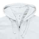 Толстовка женская Hooded Full Zip белая, размер XS для нанесения логотипа